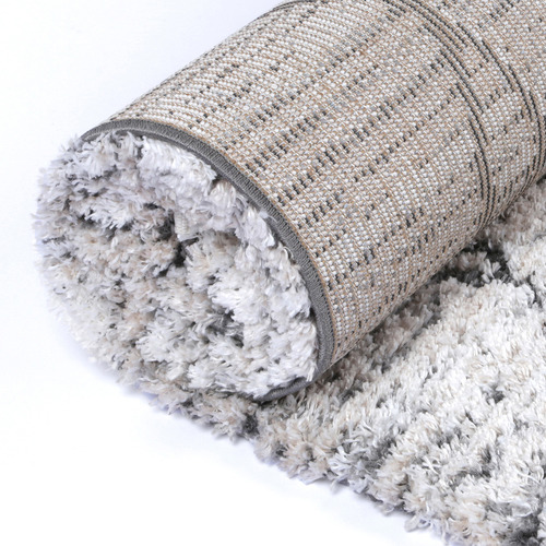 Beige Ana Shaggy Entwined Rug