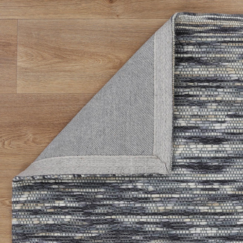 Grey Avoca Diamond Wool Rug