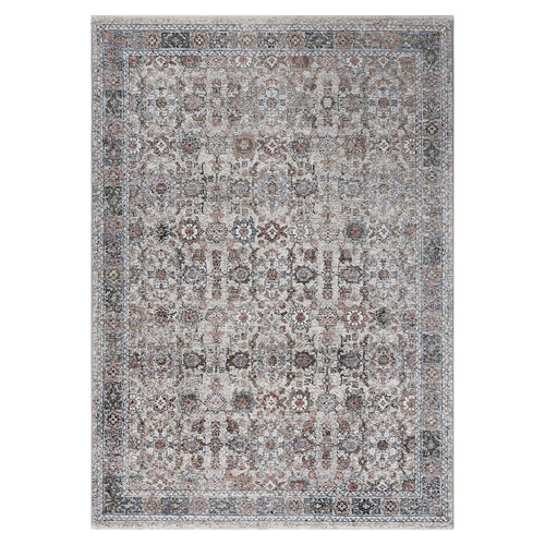 Beige & Rust Merton Power-Loomed Rug