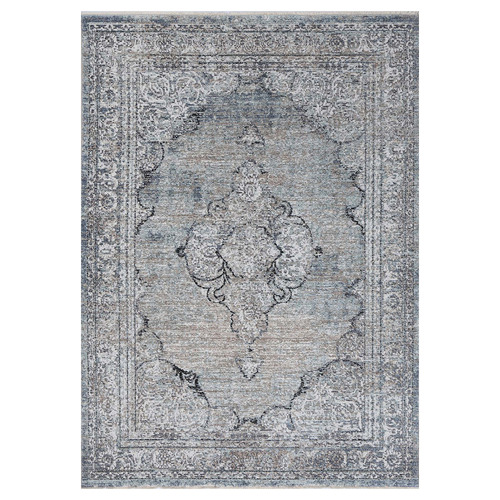 Grey Merton Power-Loomed Rug