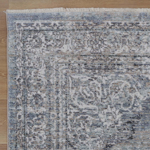Grey Merton Power-Loomed Rug
