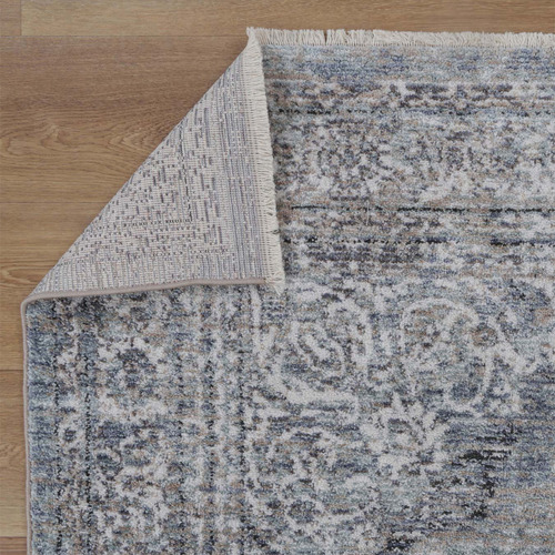 Grey Merton Power-Loomed Rug