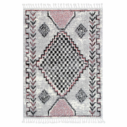 Lifestyle Floors Pink Myk Geometric Rug | Temple & Webster