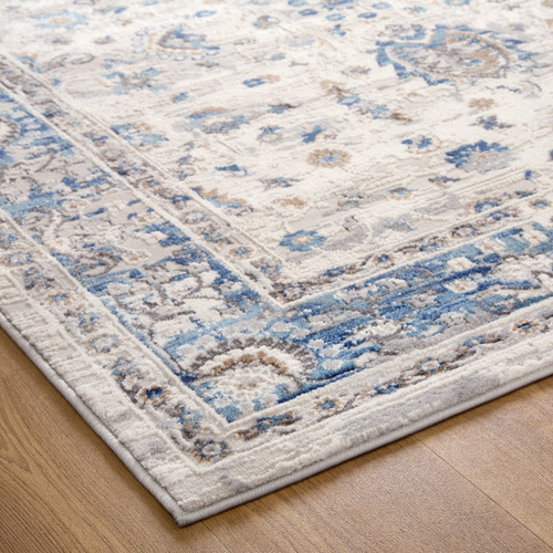 Lifestyle Floors Blue Claire Power-Loomed Rug | Temple & Webster