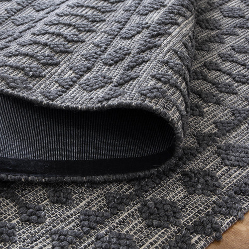 Dark-Grey-Nordic-Style-Flat-Weave-Wool-Blend-Runner