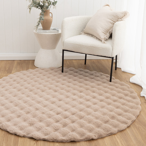 Erslev Power-Loomed Machine Washable Round Rug