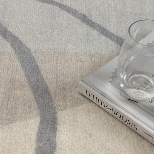 Cream Beryl Machine Washable Rug
