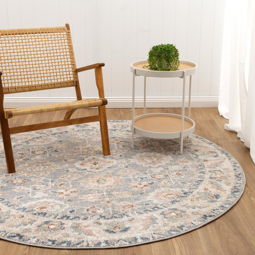 Farum Machine Washable Round Rug