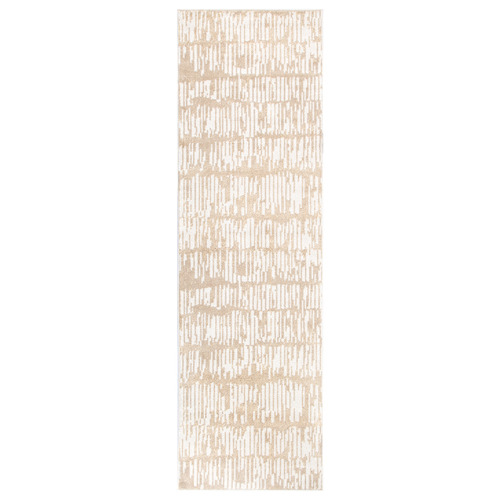 Beige Drustan Machine Washable Runner