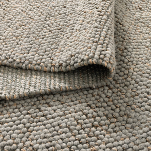 Duck Egg Blue Timothee Hand-Loomed Wool-Blend Rug