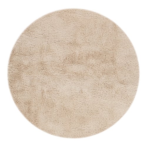 Natural Lewin Machine Washable Round Rug