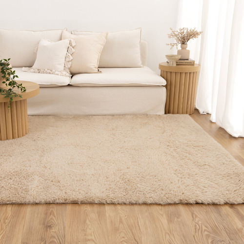 Natural Lewin Machine Washable Rug
