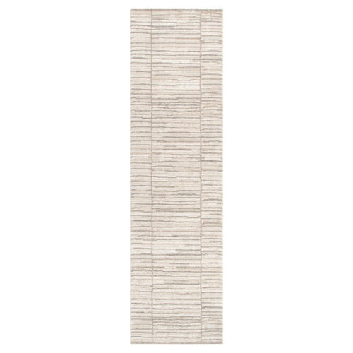 Beige & Grey Dalila Thick Lines Runner