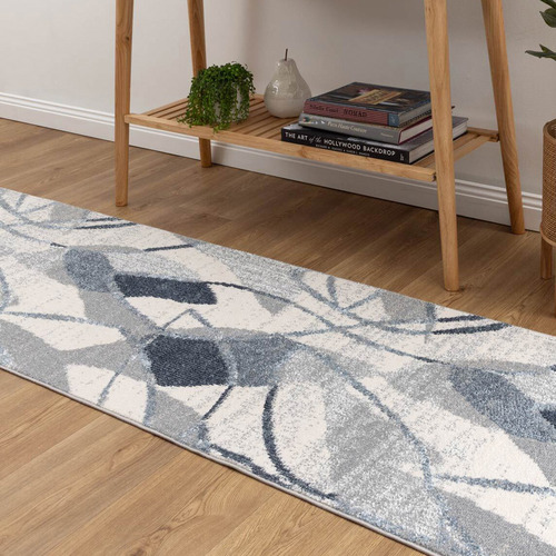 Grey Drustan Power-Loomed Runner