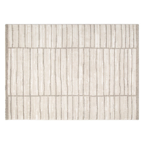 Beige & Grey Dalila Thick Lines Rug