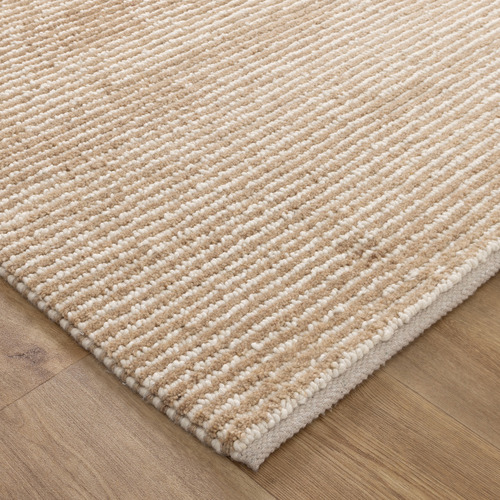 Sand Lucia Hand-Woven Wool Rug