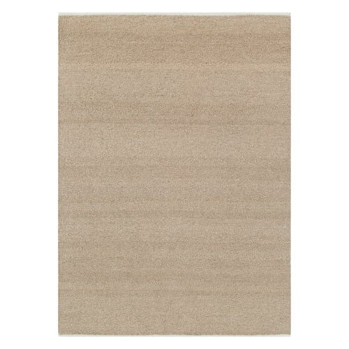 Beige Harmony Hand-Woven Boucle Wool Rug