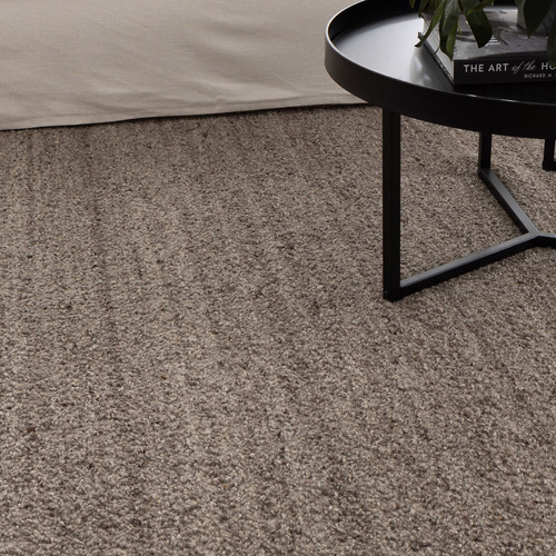 Choc Chip Harmony Hand-Woven Boucle Wool Rug