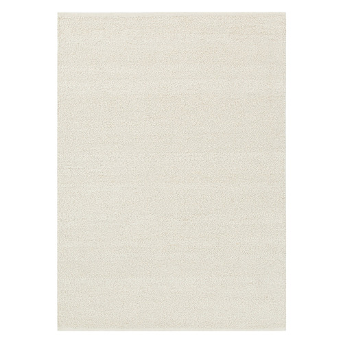Ivory Harmony Hand-Woven Boucle Wool Rug
