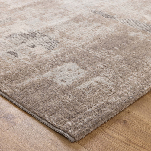 Beige Ruby Abstract Runner