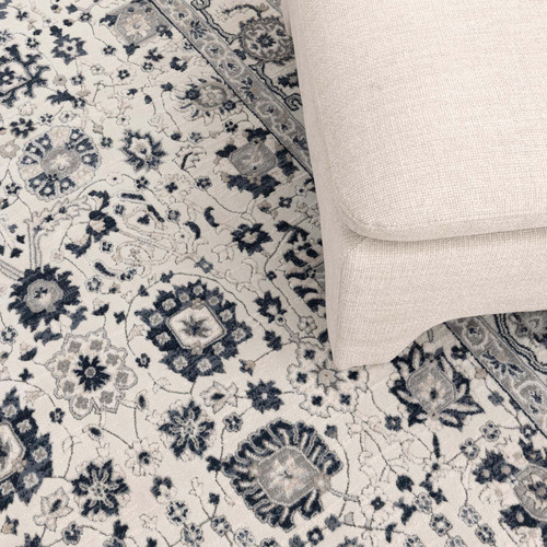 Blue Maya Floral Runner