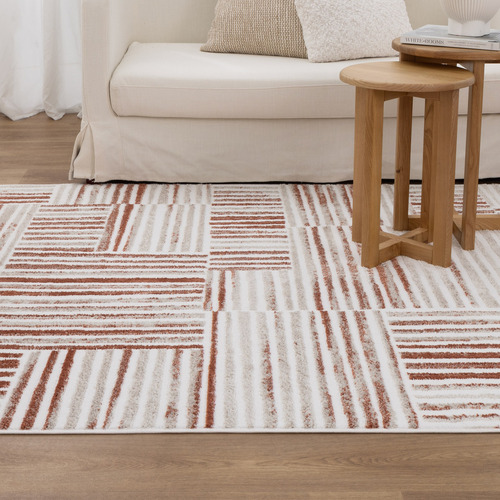 Rust Thorne Contemporary Rug