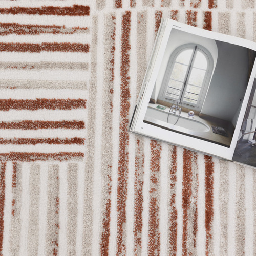 Rust Thorne Contemporary Rug