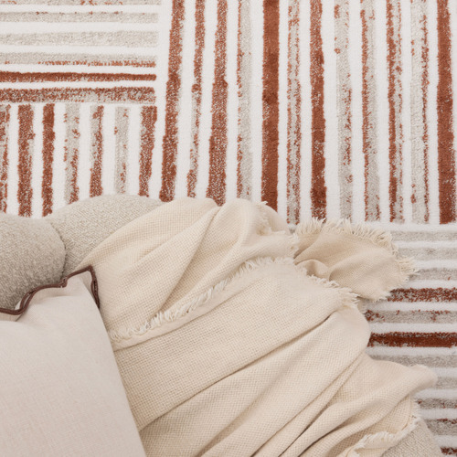 Rust Thorne Contemporary Rug