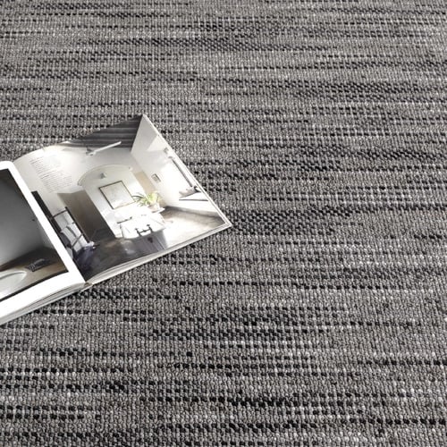 Charcoal Sarai Tasselled Rug