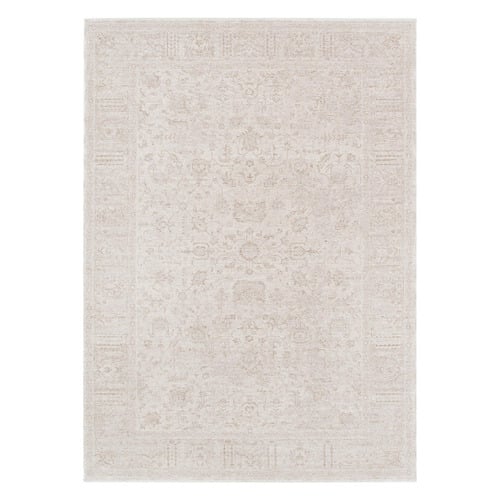 Beige Caitlin Border Rug