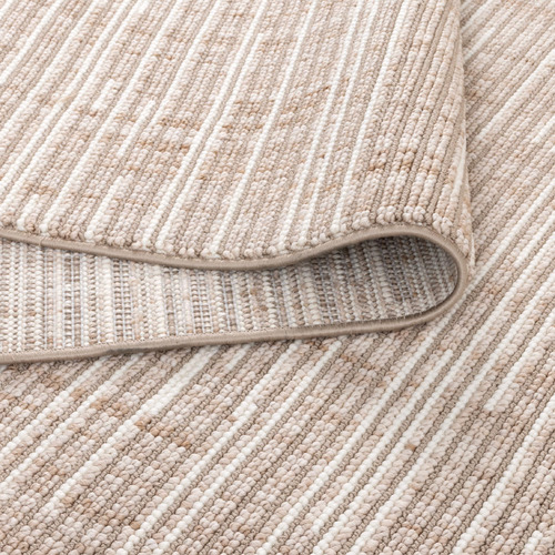 Beige & Ivory Sarai Tasselled Rug