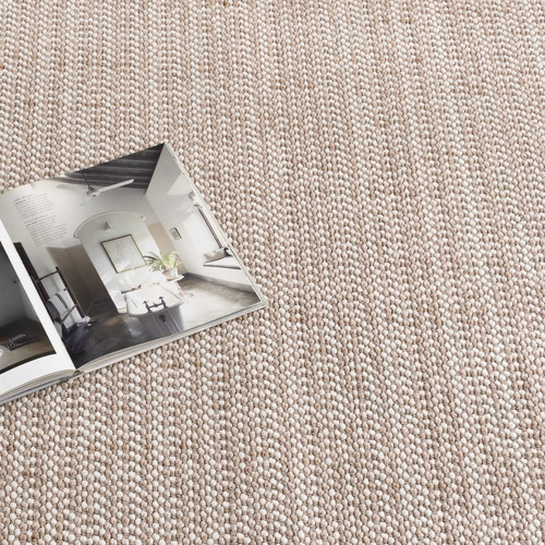Beige & Ivory David Tasselled Rug