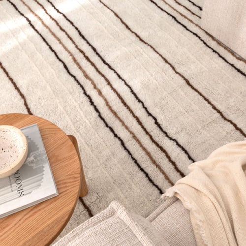 Beige Finley New Zealand Wool Rug