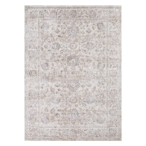 Beige & Blue Robert Power-Loomed Rug