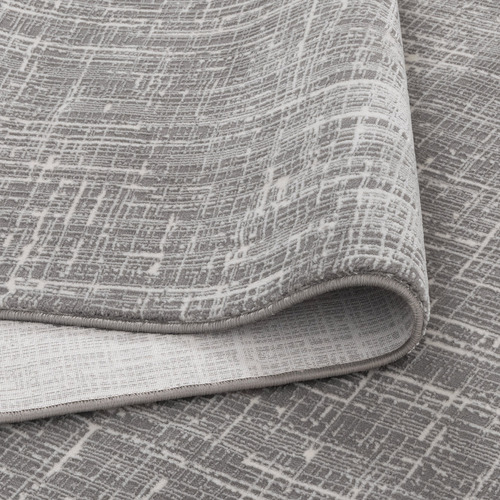 Grey Geo Lines Atina Rug