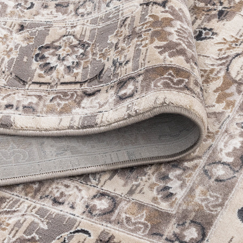 Beige Grey Transitional Distressed Atina Rug