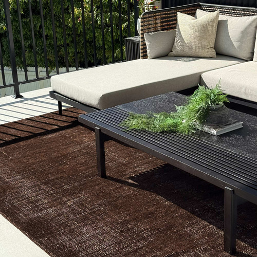 Chocolate Brown Harbour Indoor/Outdoor Rug