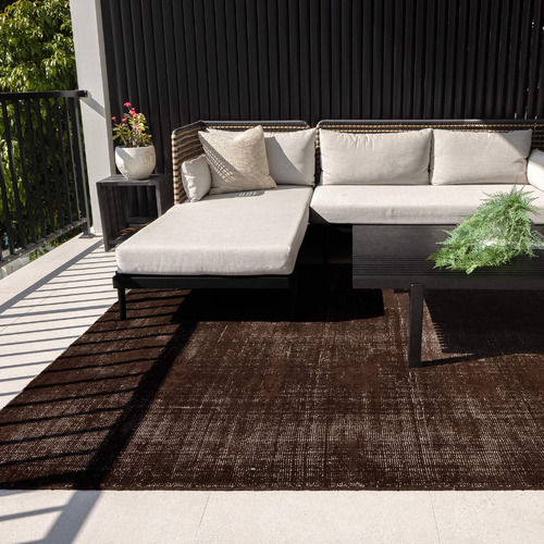 Chocolate Brown Harbour Indoor/Outdoor Rug