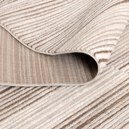 Beige & Brown Winona Lines Rug