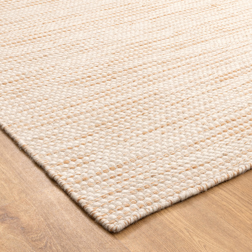Ivory & Turmeric Skandi Hand-Woven Wool Rug