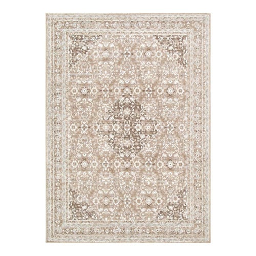 Latte-Yasmin-Traditional-Bordered-Rug