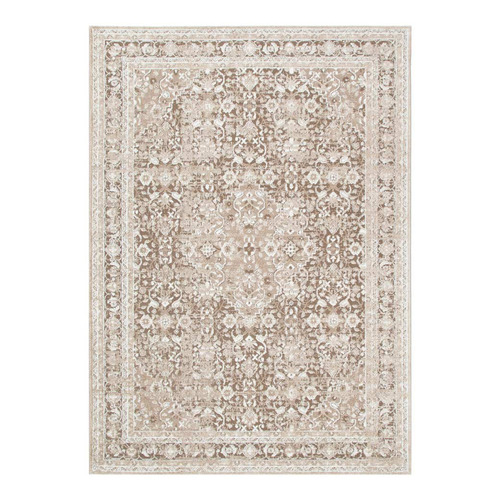 Toffee-Yasmin-Traditional-Bordered-Rug