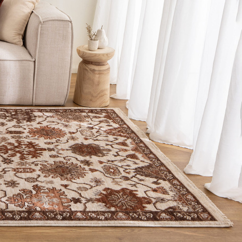 Ivory & Rust Astoria Traditional Rug