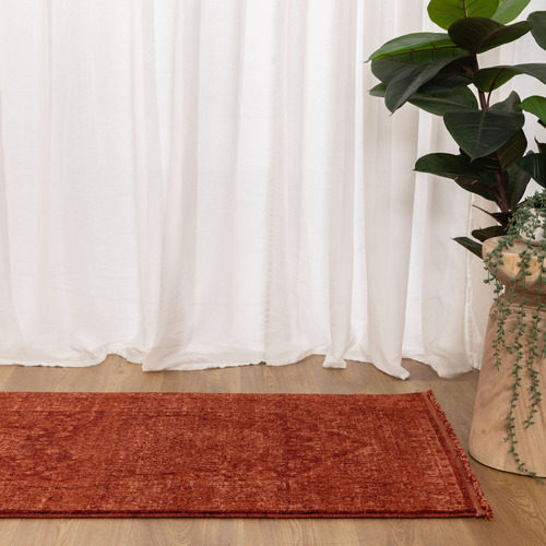 Rust Wilma Medallion Runner