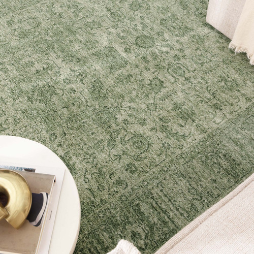 Green Caitlin Distressed Rug