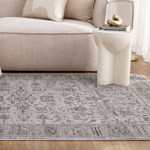 Grey Caitlin Distressed Rug