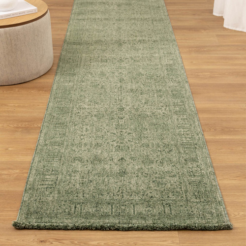 Green Wilma Distressed Runner