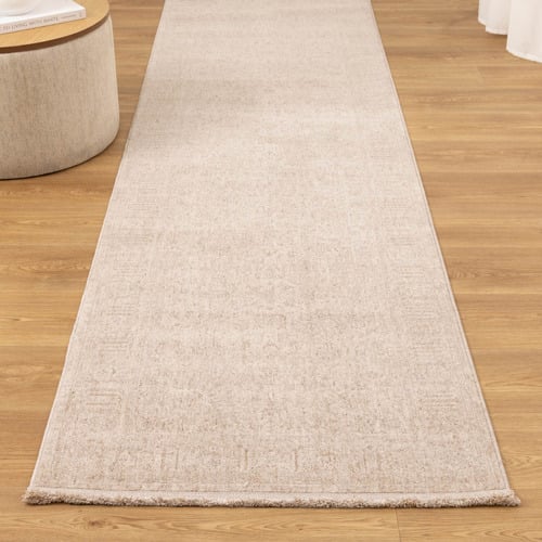 Beige Caitlin Border Runner