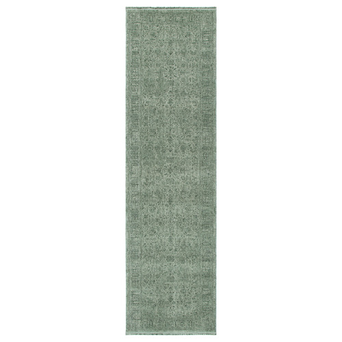 Green Wilma Distressed Runner