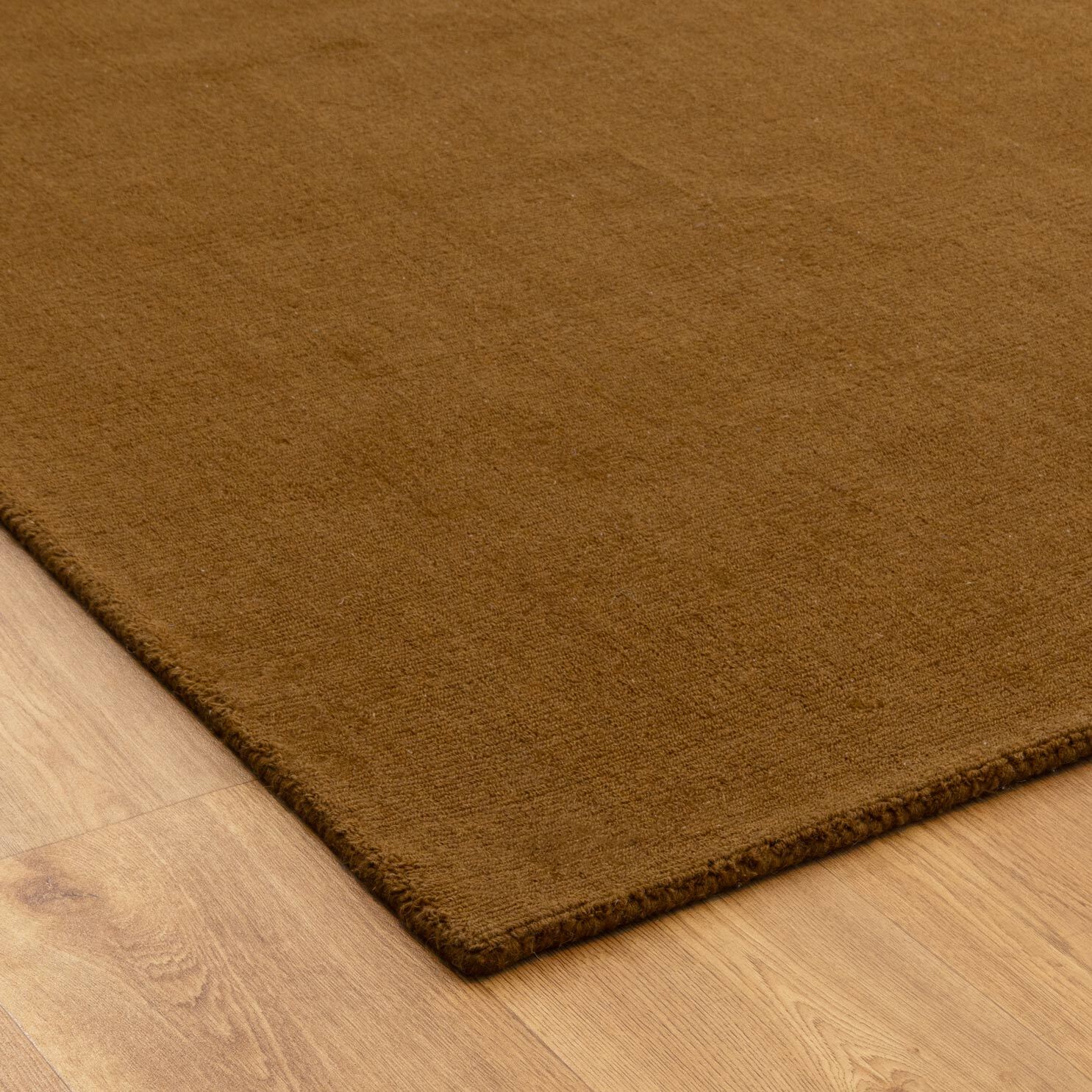 Natural Kavya Hand-Woven Wool-Blend Rug